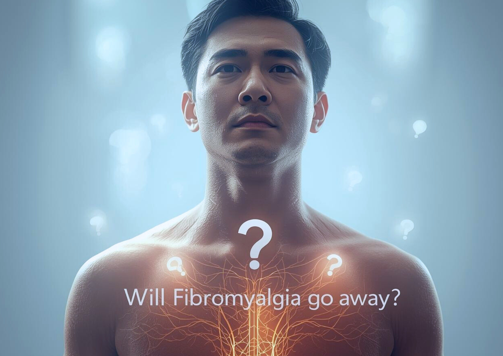 Man thinking will his fibromyalgia go away